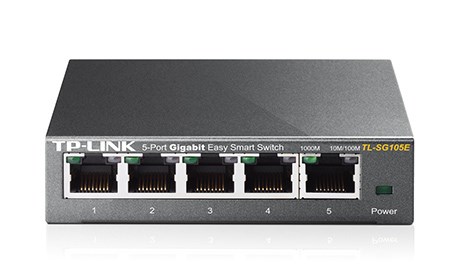 Tp-Link Schwarz Tl-Sg105e Managed L2 Gigabit Ethernet (10/100/1000)