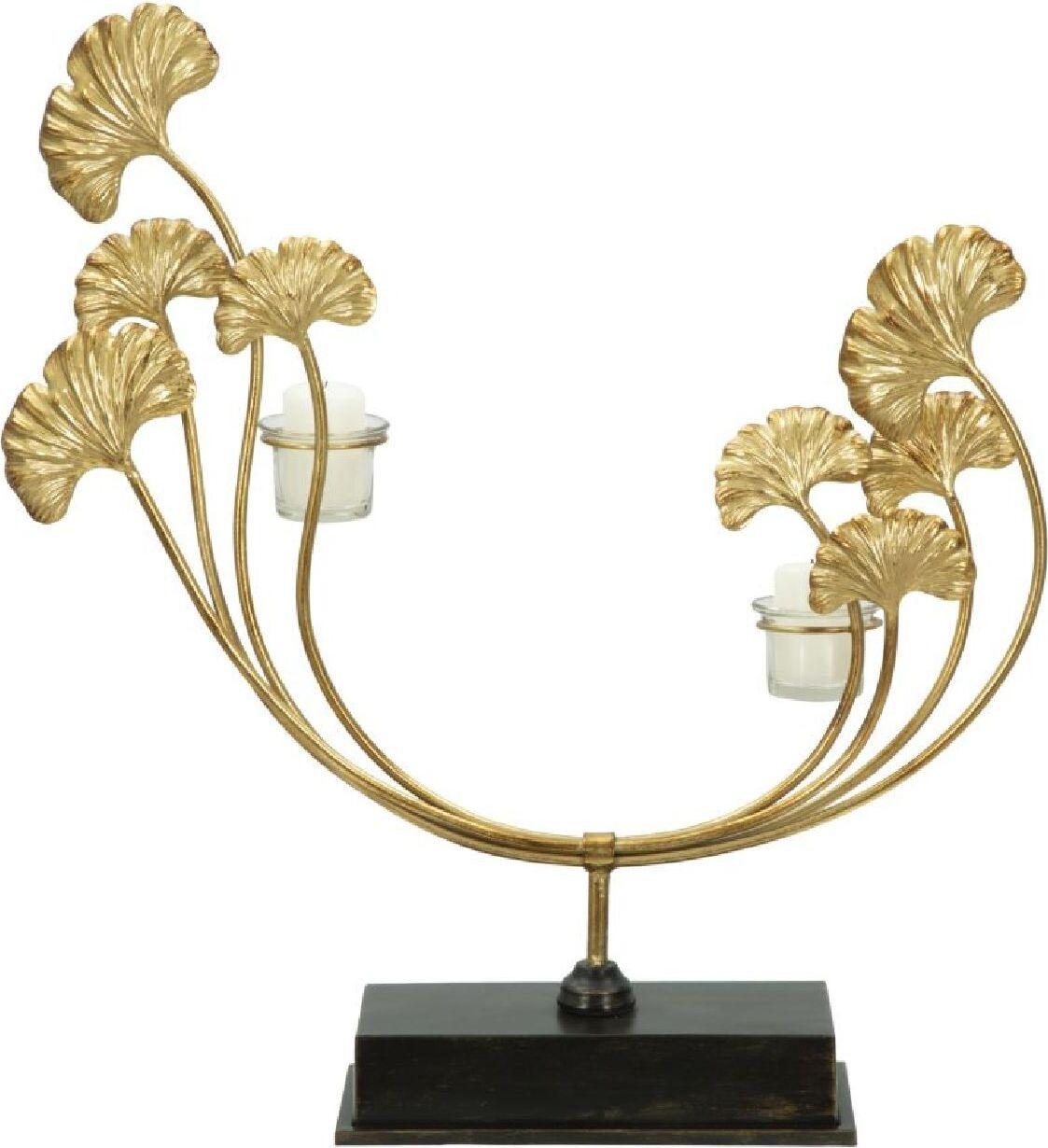 Gelb Kerzenhalter Mauro Ferretti Metall Gold Schwarz 50 Cm 55 Cm - Bild 4