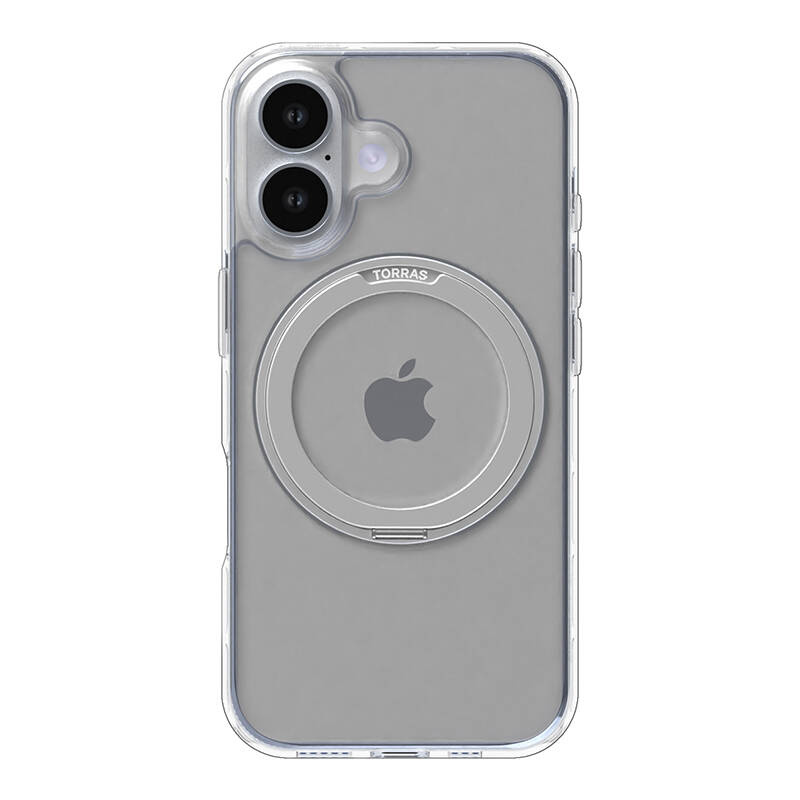 Torras Ostand Pro Hülle Für Iphone 16 (transparent)