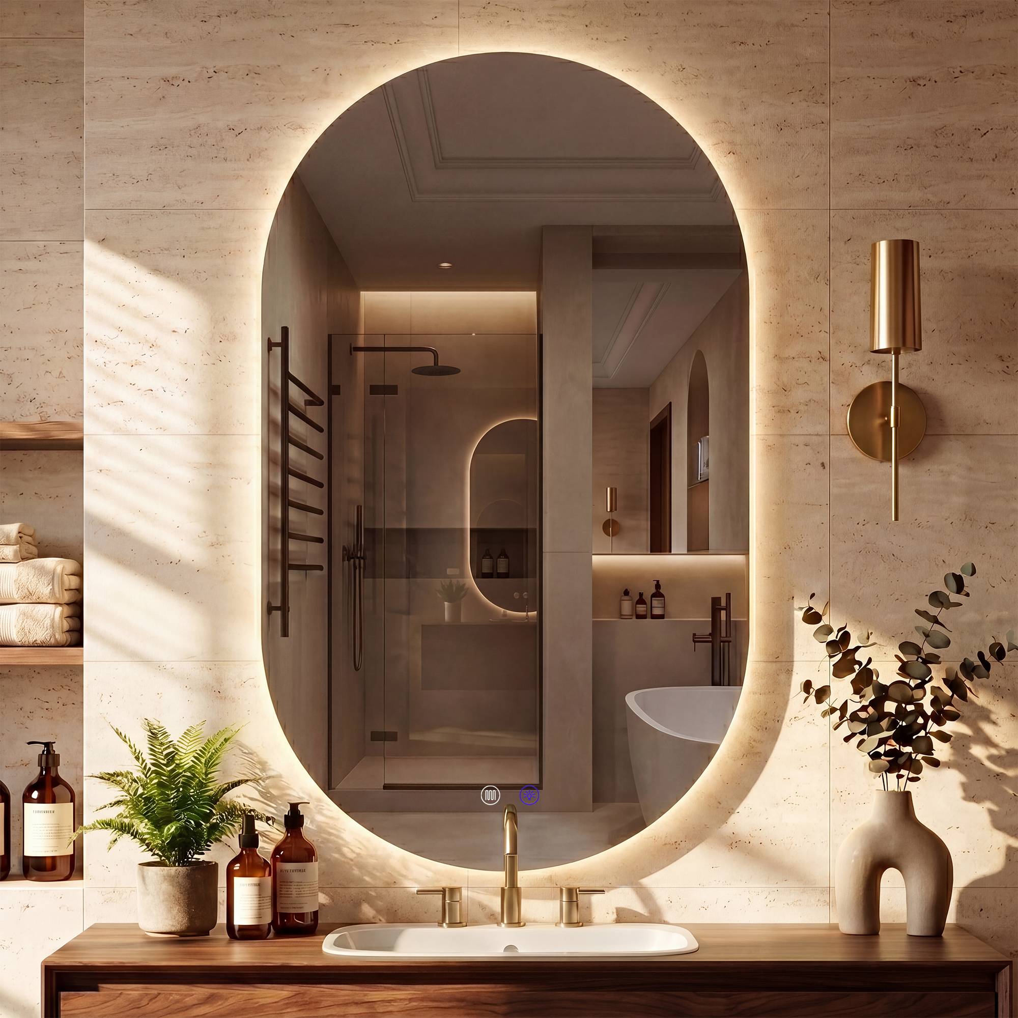 Miroir De Salle De Bain Barbora 60x100 Cm