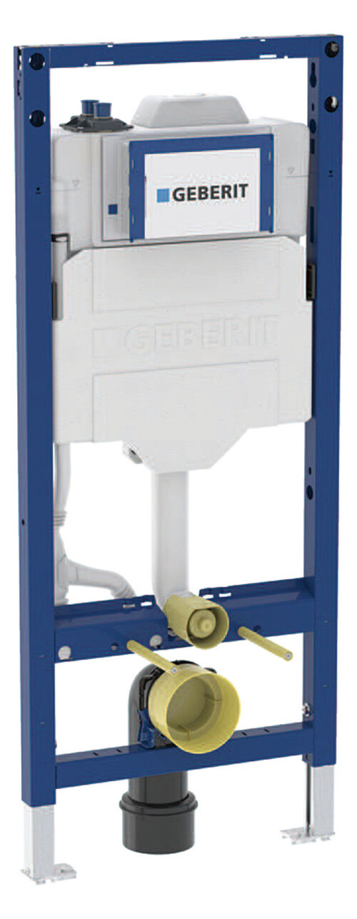 Geberit , Spülkasten, Duofix, Élément Pour Wc Suspendu, 120Cm, Avec Chasse D'eau À Encastrer Sigma 12Cm, 2 Raccordements - Image 4