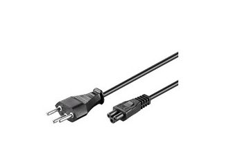 Microconnect Schwarz Swiss J-C5 Stromkabel 1,8 M