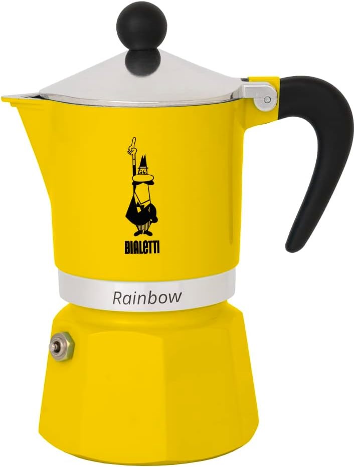 Bialetti Gelb Rainbow, Espressokocher, - Bild 4