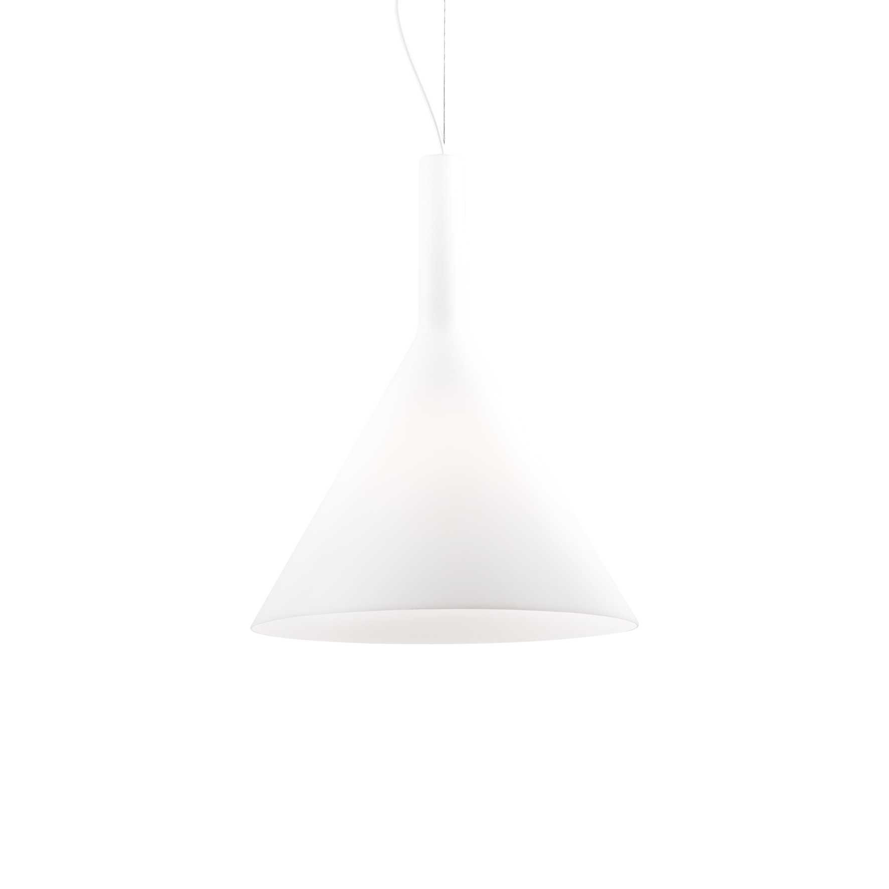 Ideal Lux Weiß Cocktail - 1 Light Large Dome Deckenanhänger E27