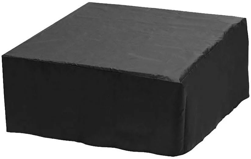 Spa-abdeckung Für Schwimmbecken, Große Quadratische Abdeckung Für Außen-whirlpools, Wasserdicht Und Wärmeisolierend, Schwarz (220×220×90cm)