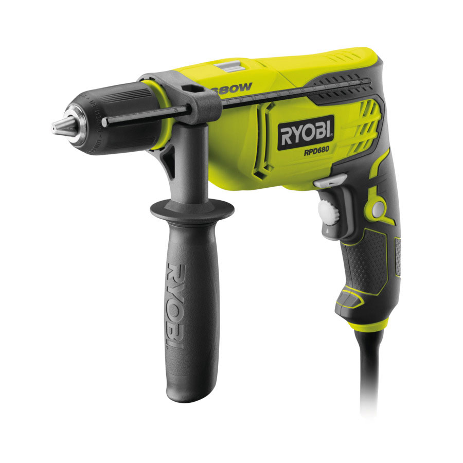 Ryobi Rpd680k Schlagbohrmaschine 680 W