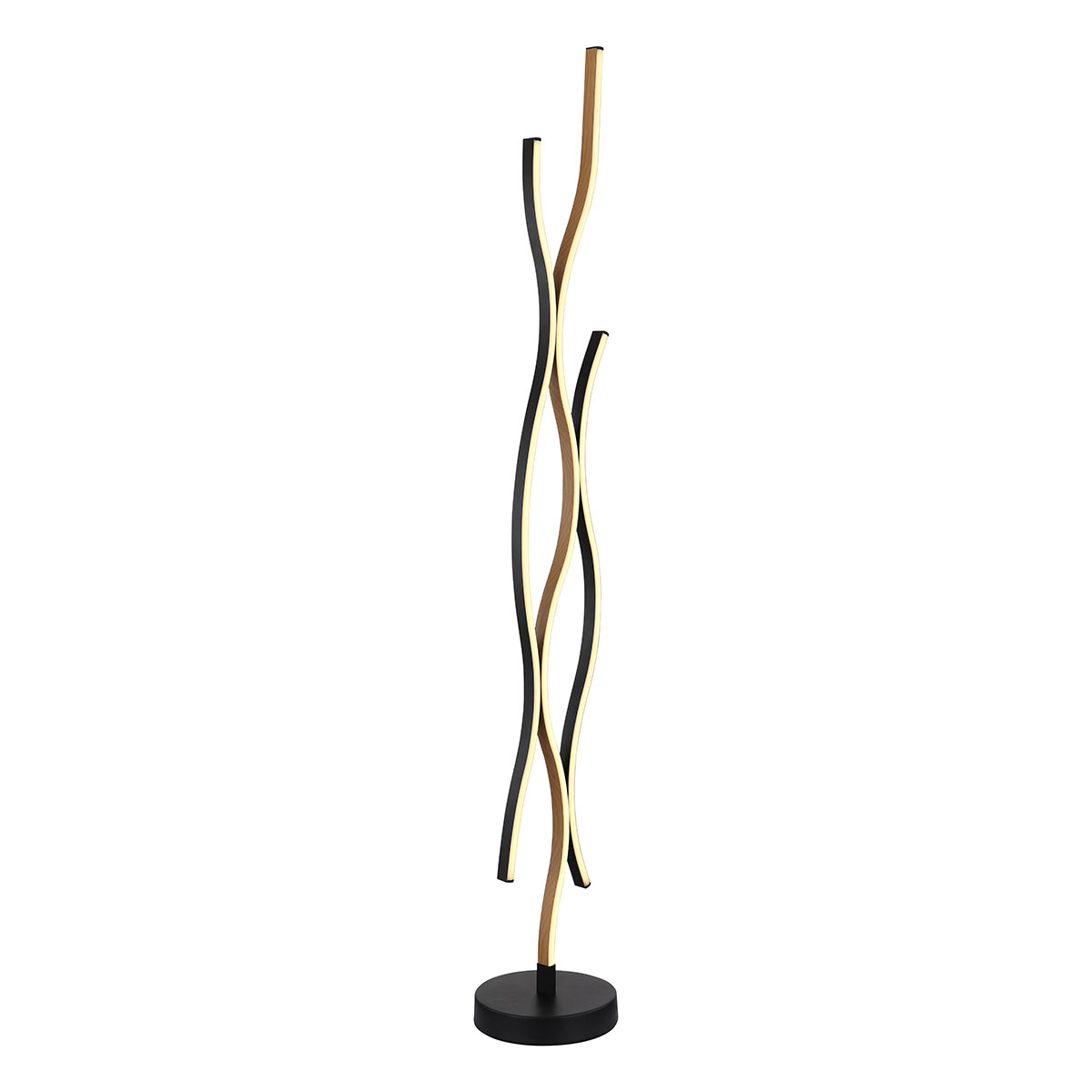 Globo Schwarz Stehlampe - Geronimo - Metall - Ø 20Cm - Led