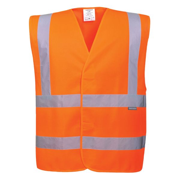 Portwest C465RNRXL EN471 Kontrastwarnschutz-Bomberjacke | Klasse 3, abnehmbares Futter, versiegelte Nähte - Bild 3