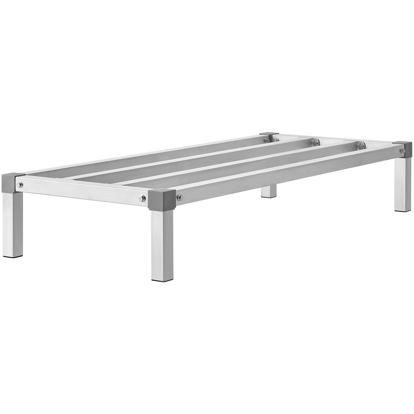 Étagère de stockage en aluminium soudé, 122 x 51 x 20 cm, charge 454 kg, pour garage, cuisine et véhicule