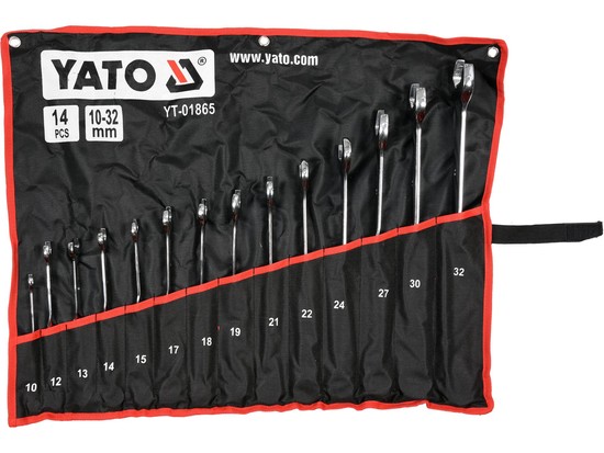 Für YATO YT-01865 Flat-eye wrenches. 10-32mm twisted - Bild 4
