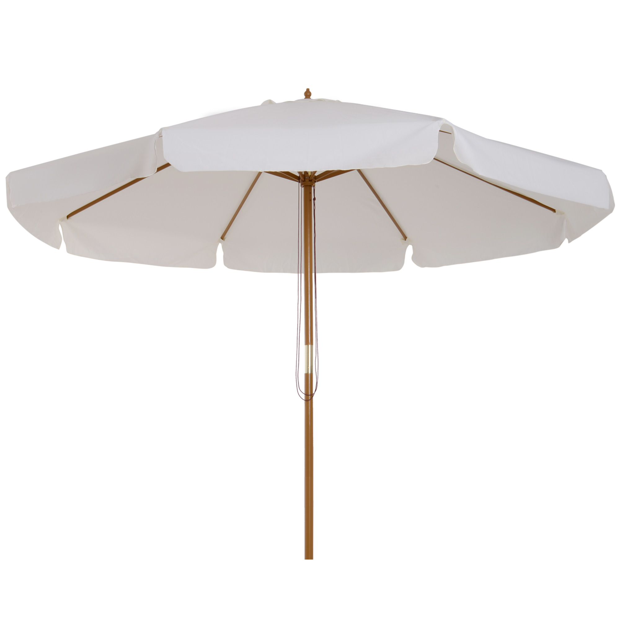 Parasol De Jardin Ø325 X 250 Cm Avec Double Auvent
