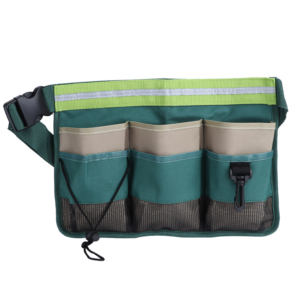 Sacoche à outils de jardin à suspendre, ceinture ajustable, tissu Oxford 600D, 34 x 24 cm