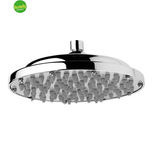 Soffione Doccia Tondo In Abs Cromato Getto Effetto Pioggia 15 Cm 1 ...