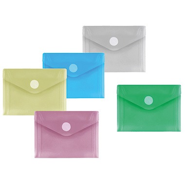 Oem Grün Foldersys Sammelhülle Foldersys Din A7 Quer Polypropylen Je 2 X Transparent Blau Gelb Rot 10St./Pack. - Bild 5