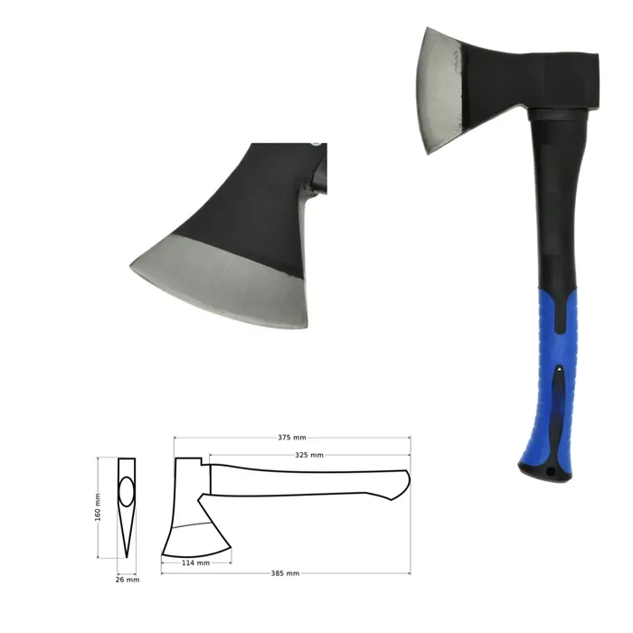 Dgr-Import Axt Geko Fiberglass Axe 800g 39 Cm