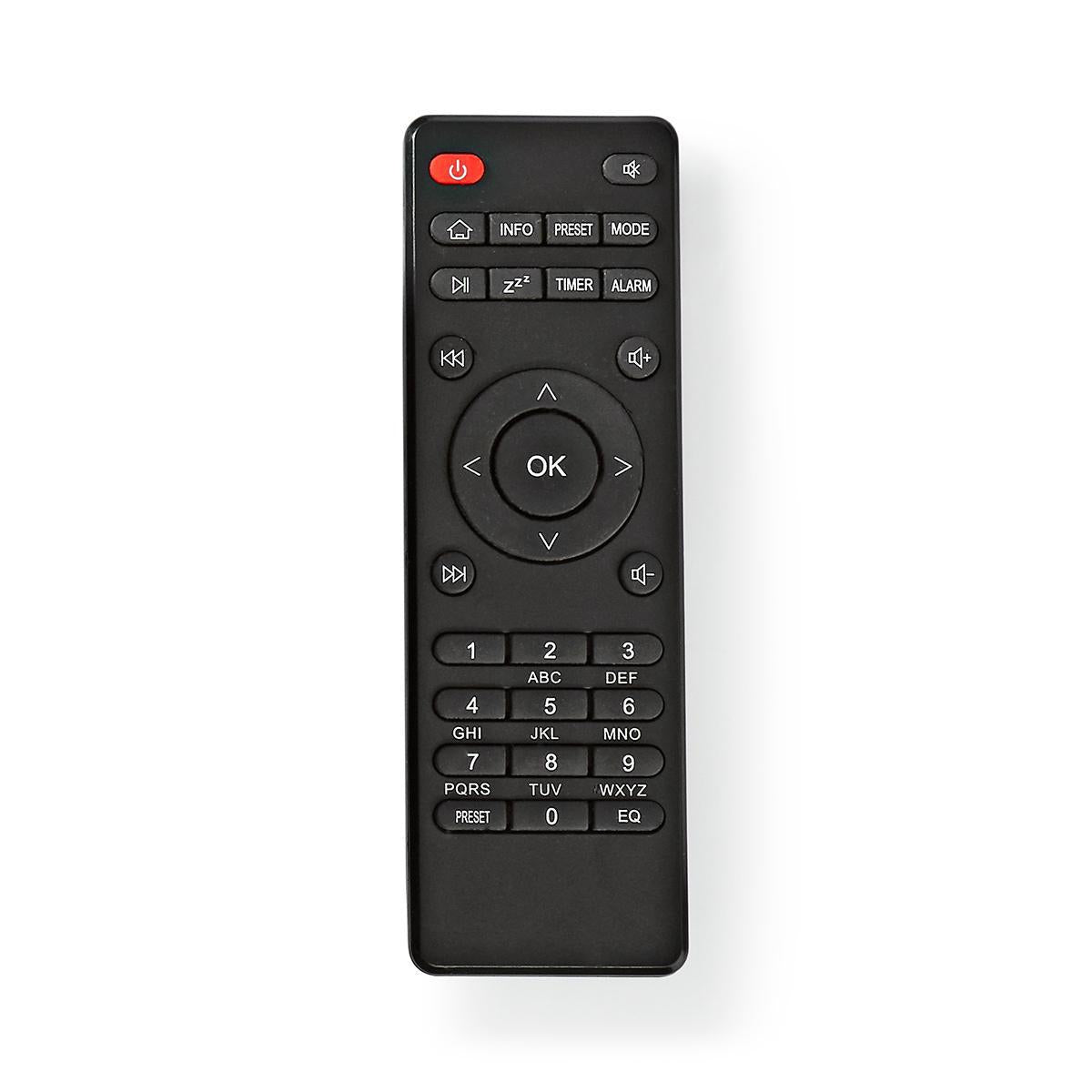 Nedis Ersatzfernbedienung für Nedis Internetradio Infrarot, batteriebetrieben - kompatibel mit RDIN3000BK, RDIN4000BK, RDIN5000BK und RDIN5005BK - Bild 5
