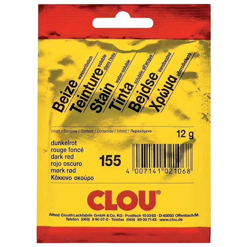 Clouth - Clou Pulverbeize 12 G Dunkelrot Beizen