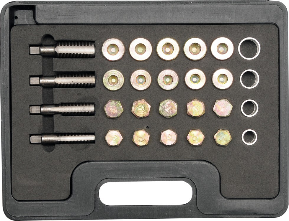 Yato Reparaturset Ölablassschrauben M13–M20, 64-Tlg.