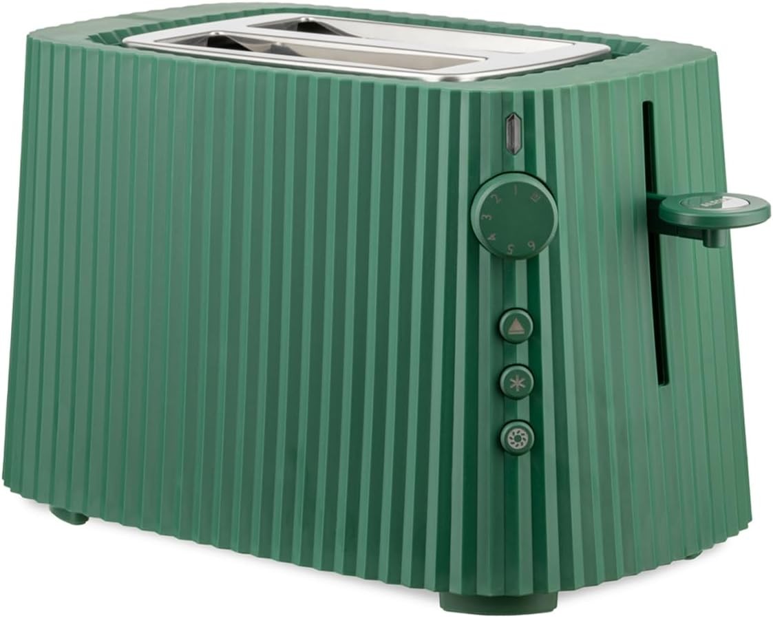 Alessi Grün - Toaster Plissé - Thermoplastisches Harz - Designer Michele De Lucchi - Bild 7