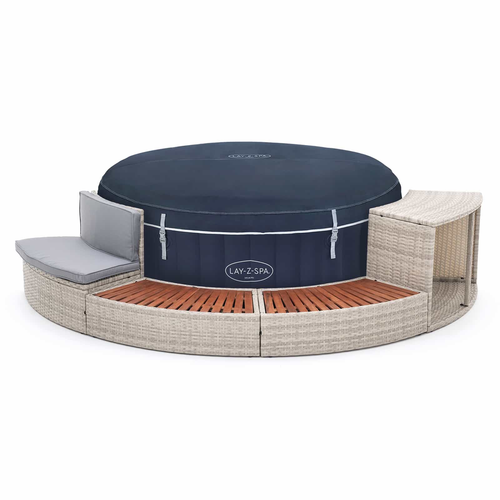 Bestway Spa Hinchable Lay-z-spa Miami Energy-efficient Airjet Ø180 x 66 cm +