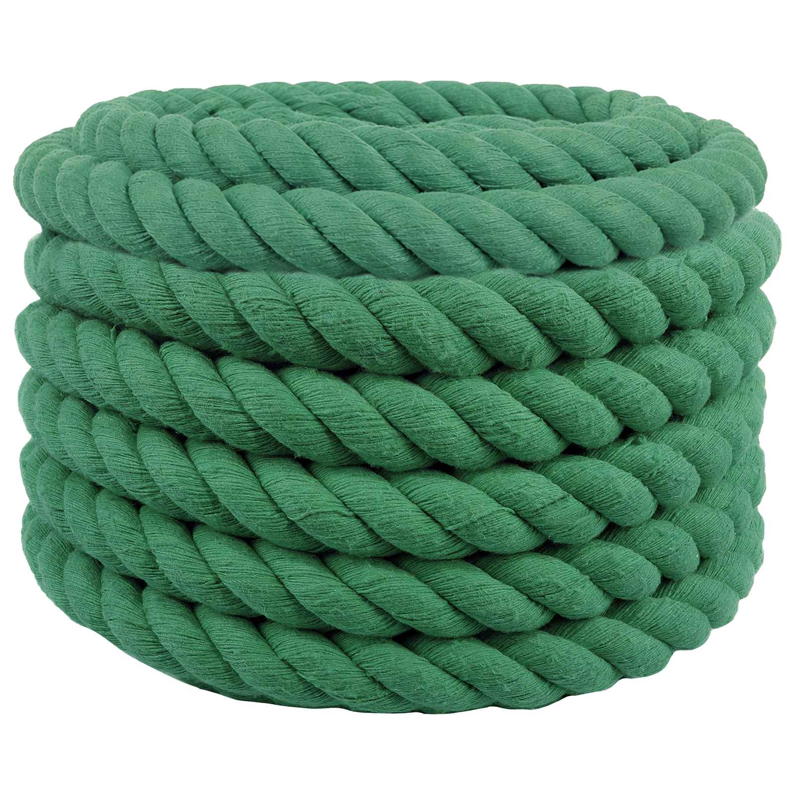 Vidaxl Grün Baumwollseil 30 Mm 50 M 100% Baumwolle