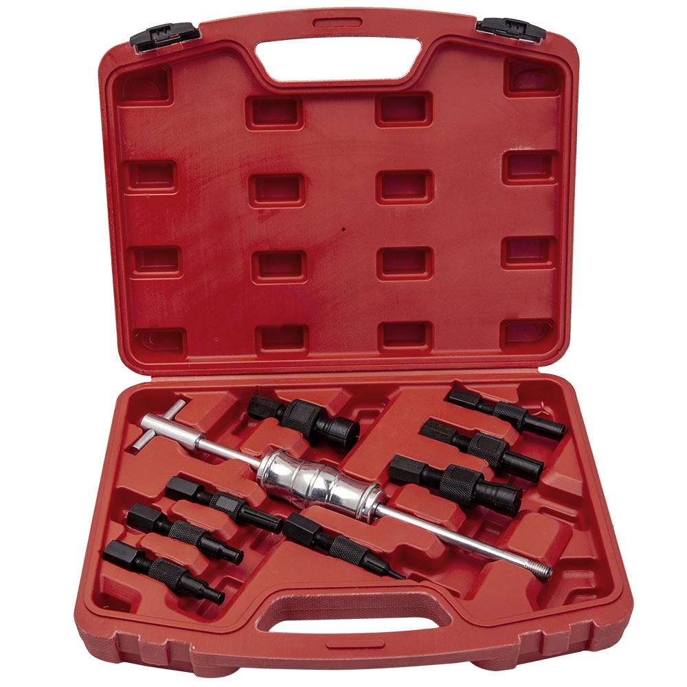 9 Stück Sackloch Innenlager Abzieher Gleithammer mit T-Griff Werkzeug Kit 100 m - Image 4