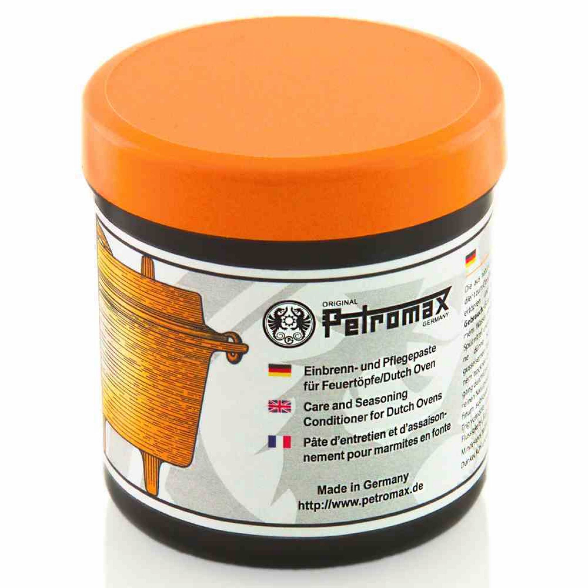 Petromax - Einbrenn- Und Pflegepaste Lebensmittelecht Für Feuertöpfe Dutch Oven 4250435707098