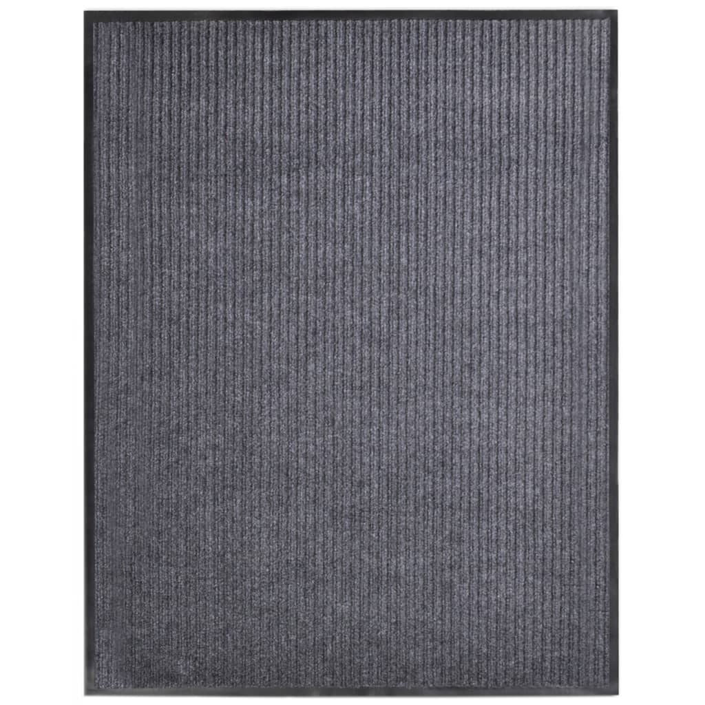 Paillasson Gris 117x220 Cm Pvc Vidaxl