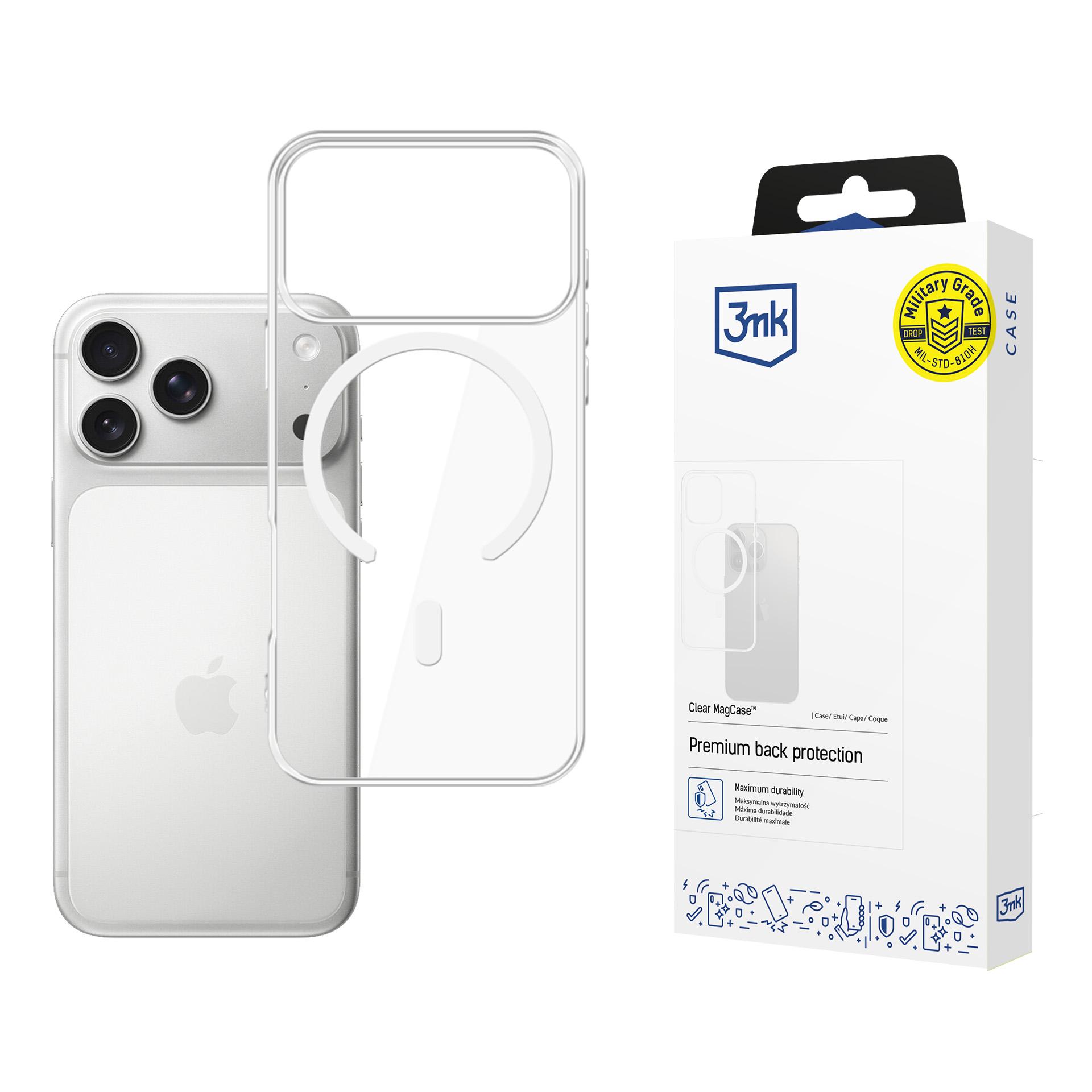 Oem Transparent Apple Iphone 17 Pro Max - 3Mk Clear Magcase