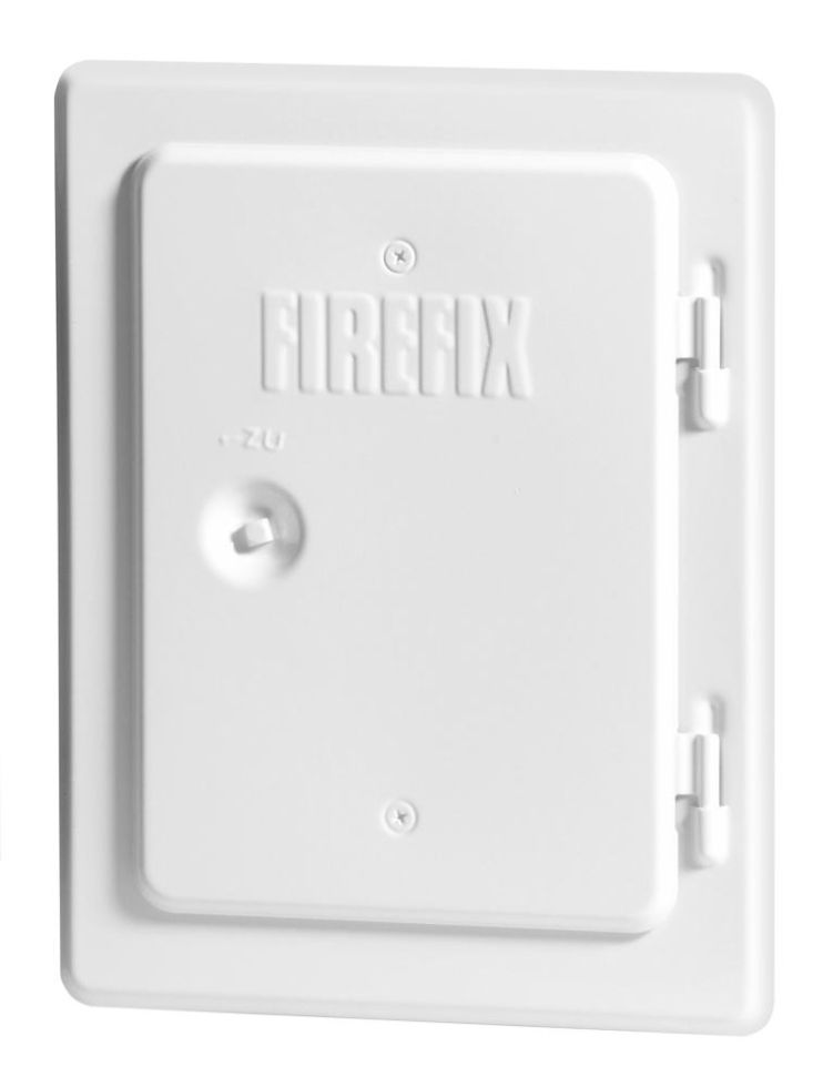 Firefix - Kaminrevisionstück Weiß 23 X 29 Cm