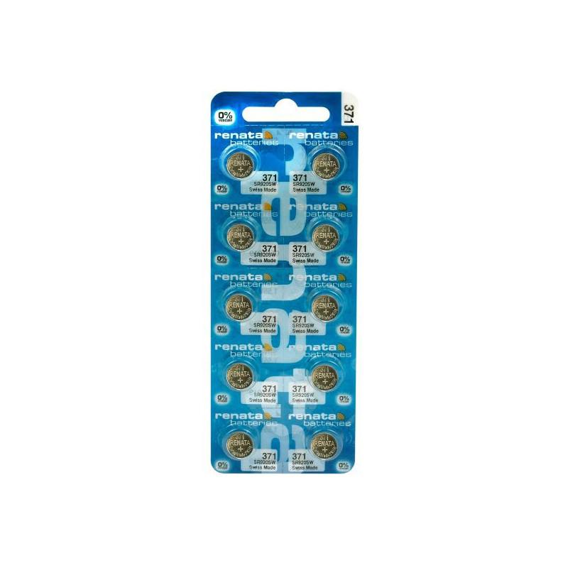 Knopfzelle Renata 371 1, 55 V 40 Mah Blister 10