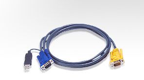 Schwarz Aten Usb-Kabel 3 M 2L5203up, Vga, Hd-15, Usb-A, Sphd-15, Stecker/Stecker, 2L-5203Up - Bild 6