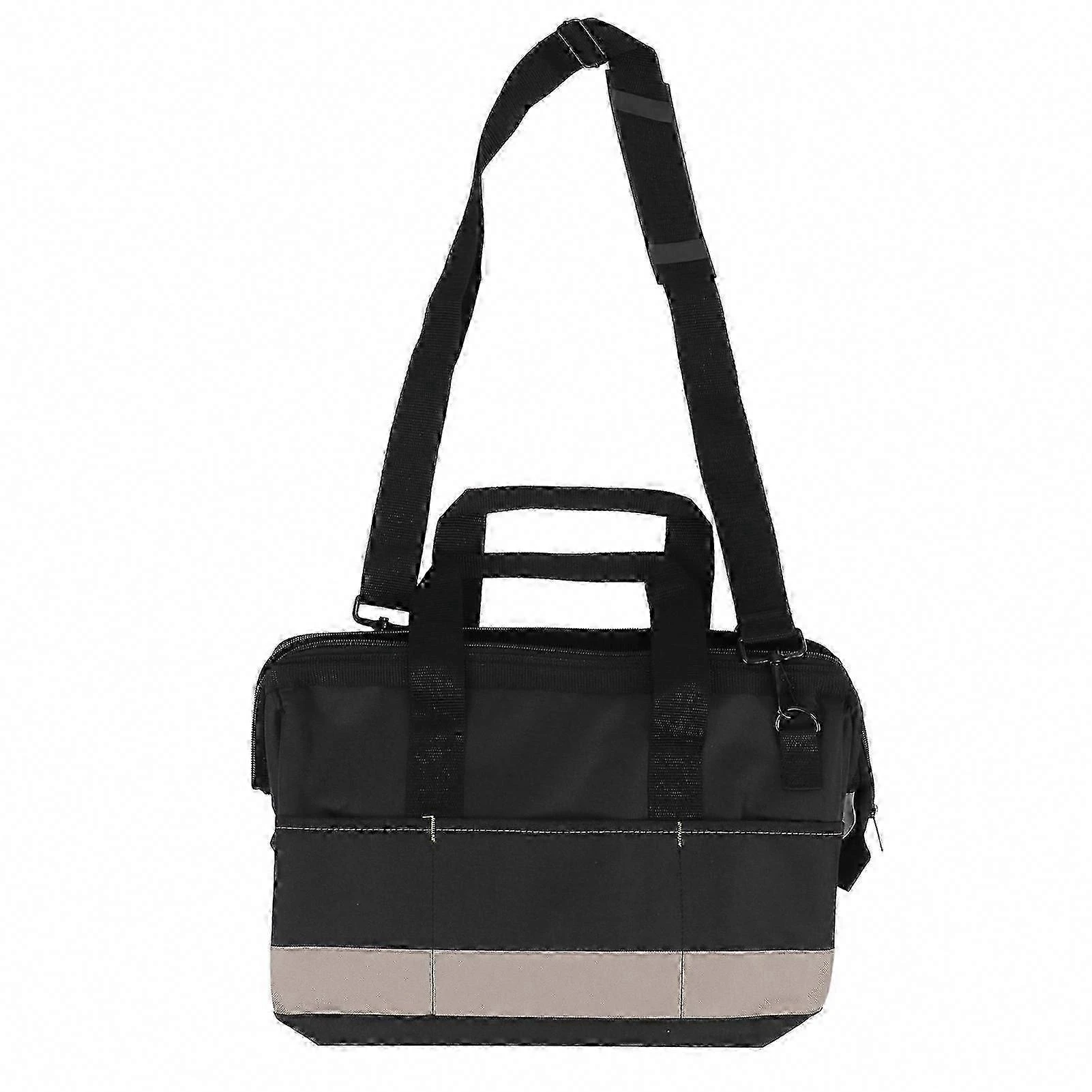 Sac de jardin à 22 poches en tissu Oxford, noir, 41 x 25 x 21 cm
