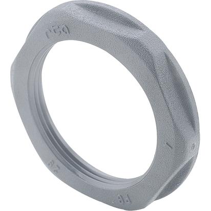 Ghiera In Poliammide A Chiave Esagonale Colore Grigio Ral 7001 Filettatura Pg Pg29