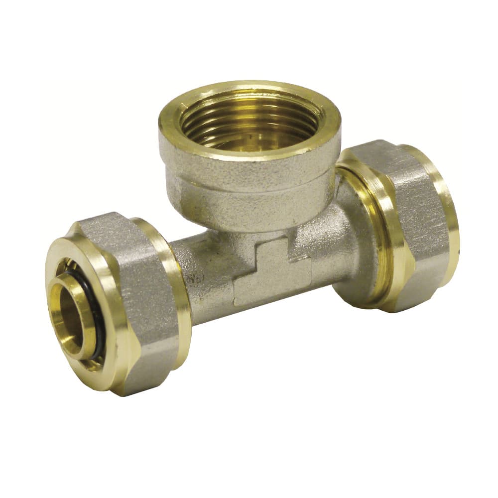 Boni-Shop® Schraubfitting T-stück 20 X 2 - 1/2 Ig - 20 X 2