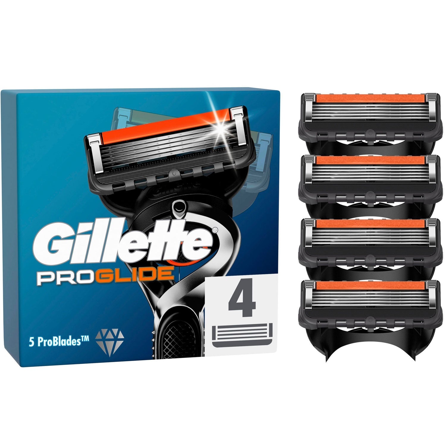 Gillette Proglide Barberblade, 4-pakning - Bild 5