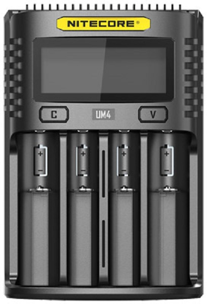 Nitecore Schwarz Um4 4-Schacht Usb-Ladegerät - Image 4
