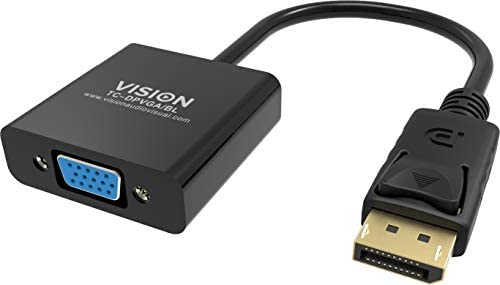 Vision Schwarz Adapterkabel Tc-Dpvga/Bl Displayport Nach Vga - Bild 3