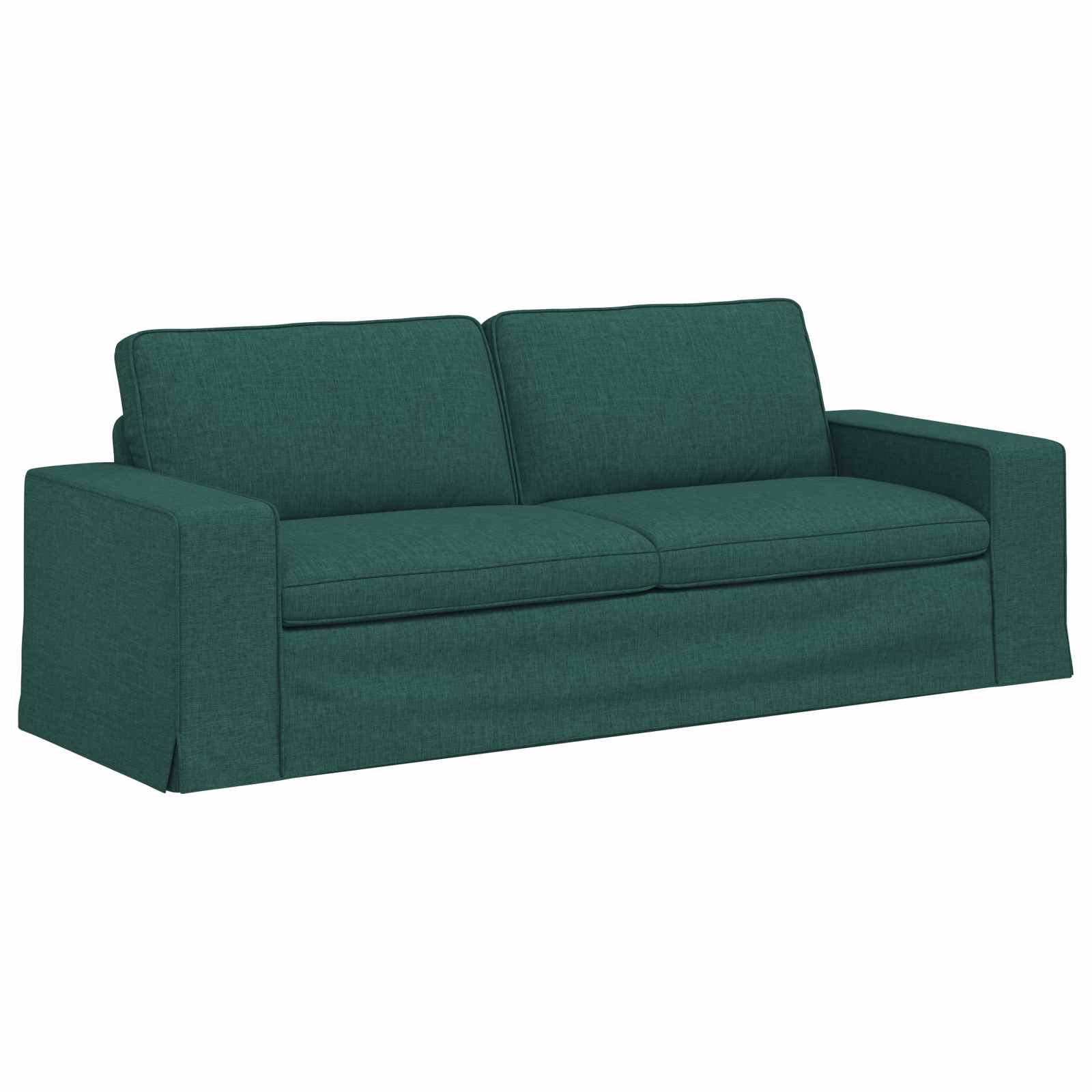 Sofa Dark Green 222 X 80 X 82 Cm Fabric Vidaxl