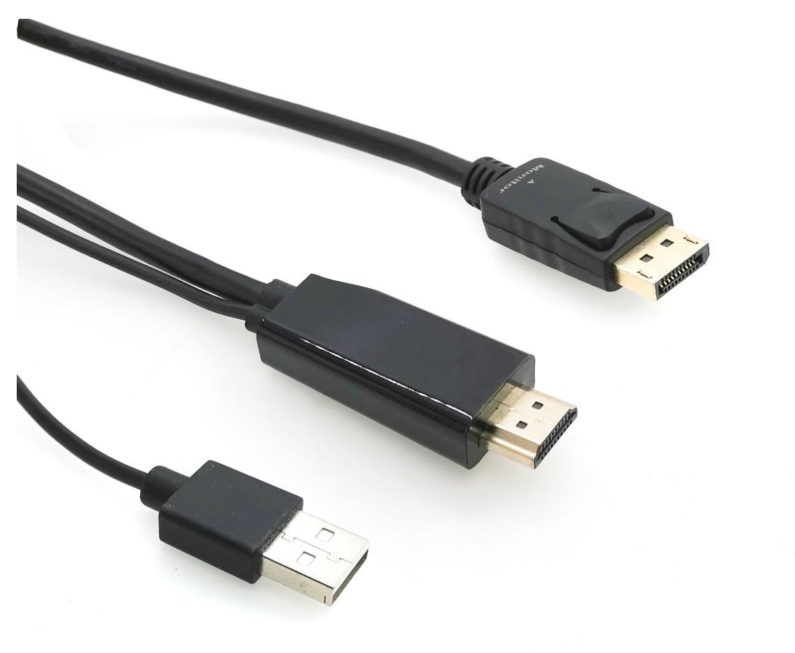 Microconnect Schwarz Hdmi Displayport-Konverter 1 M - Bild 5