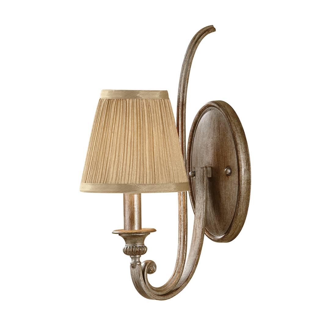 Elstead Wandlampe Leuchte Stahl Silber H 39, 1 Cm Flurleuchte 1 Flammig
