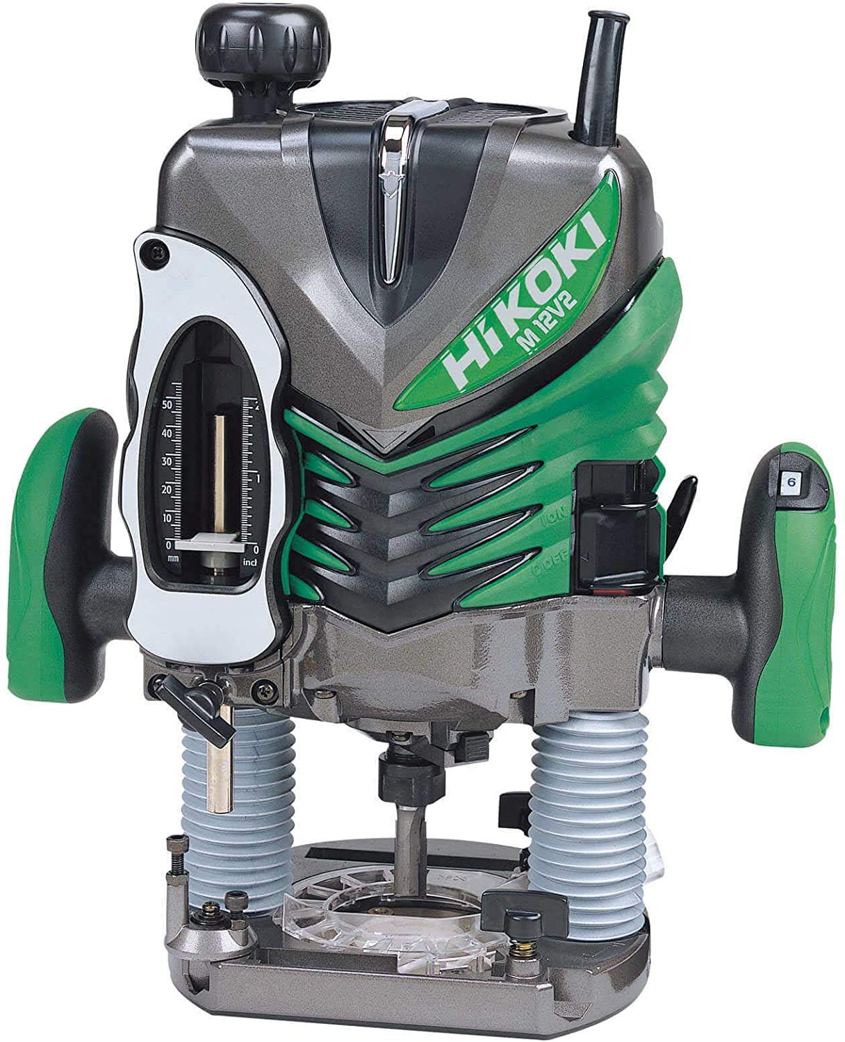 Hikoki - Router 2000w Con Mandrino Da 12 Mm - Regolazione Micrometrica Della Profondità - M12v2wsz