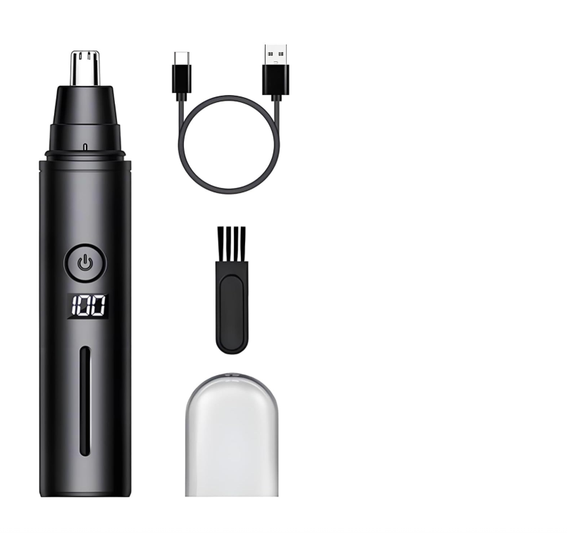 Tondeuse Nez Oreilles Homme, Rechargeable Par USB Indolore