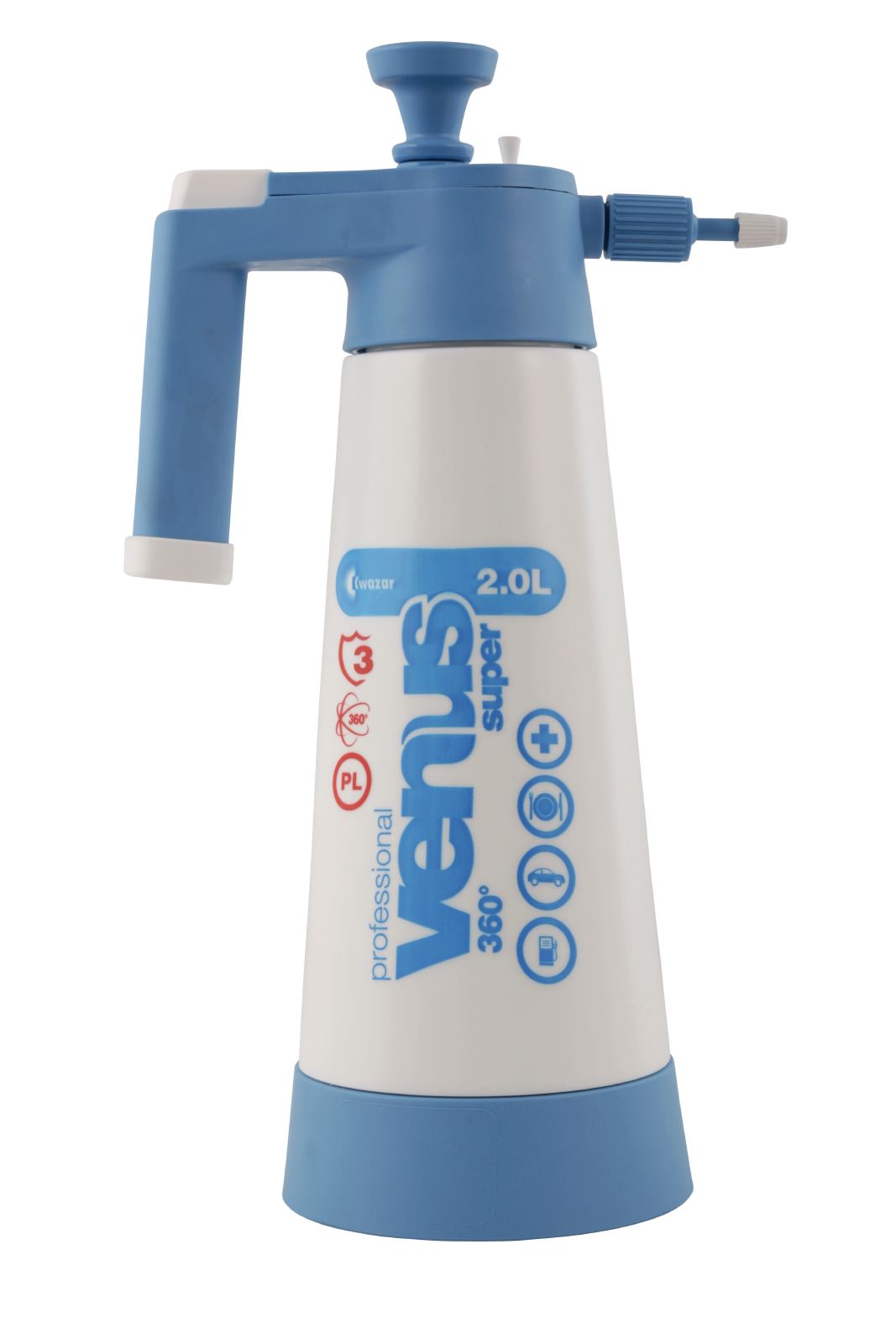 Kwazar Weiß Sprühgerät Venus Super Pro+ 360 2.0L Viton