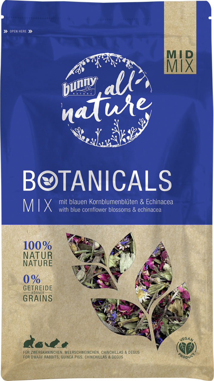 Bunny All Nature Botanicals Mid Mix Blaue Kornblumenblüten & Echinacea - Sparpaket: 3 x 120 g - Image 4