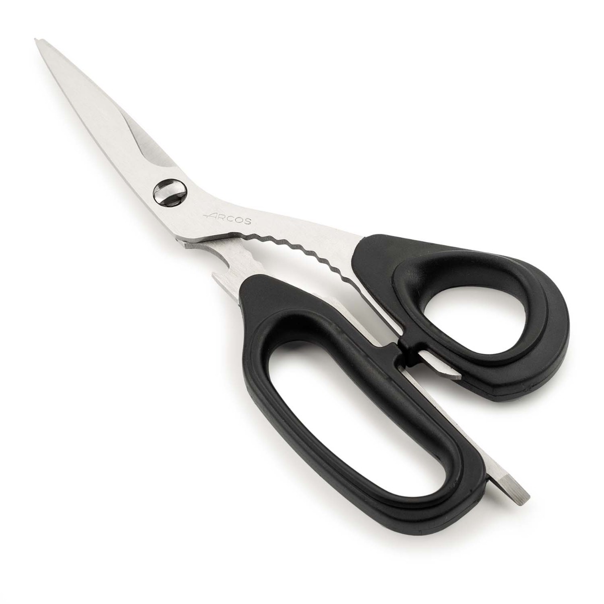 Arcos Schwarz Küchenschere 185400 Aus Edelstahl Und Mango Aus 215 Mm Polypropylen Im Blister.