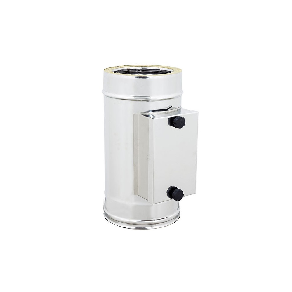 Modulo Raccolta Incombusti Inox Doppia Parete Di 130 De 180 Mm