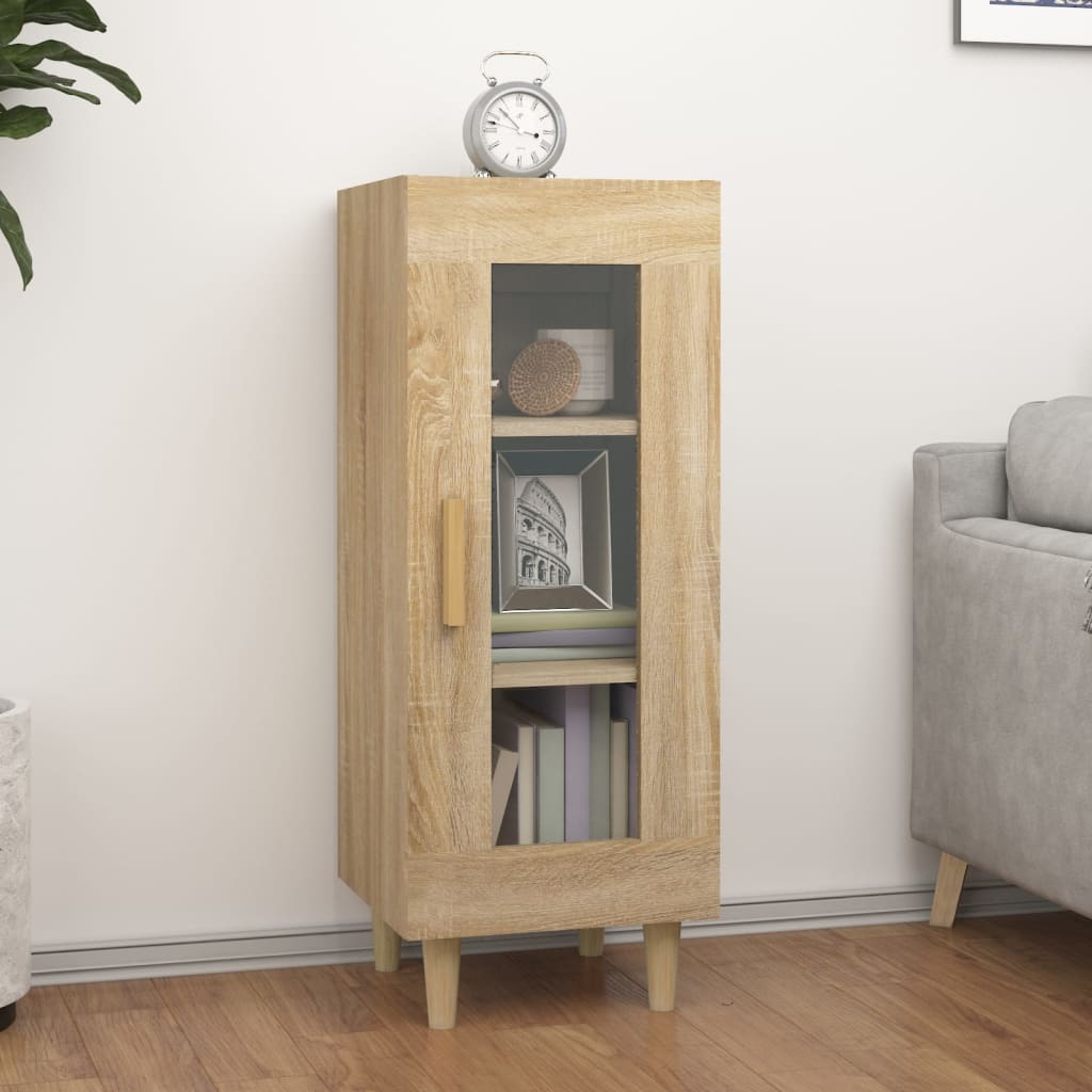 Buffet Chêne Sonoma 34,5x34x90 Cm Bois D'Ingénierie