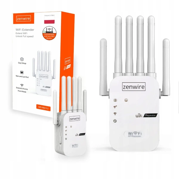 Oem Leistungsstarker 5G-Wlan-Signalverstärker/Repeater/Extender Für Den Außenbereich Zenwire Wd-R611u 300 Mbit/S