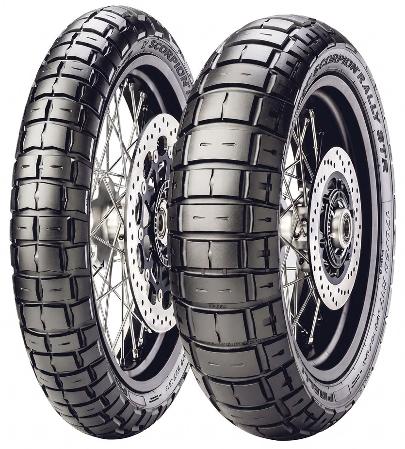 PAAR MOTORRADREIFEN PIRELLI 120/70-17 58V + 130/70-13 57P SCORPION RALLY STR M+S - Bild 19